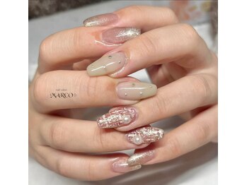 ネイルサロン マルコ(nail salon MARCO)/ツイードネイル ¥7.150