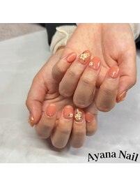 フラワーネイル/フィルイン