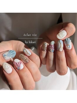 エクラ ヴィ(eclat vie)/ブルーとピンク マーメイド