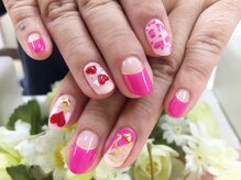 プルミエ ネイル(Premier Nail)/バレンタインネイル☆3Dハート