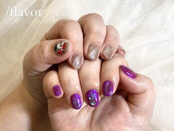 スラッシュフレーバー(/flavor)/うるうる×マグネットネイル