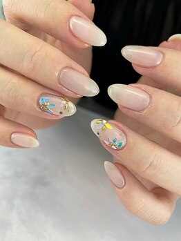サロンドランジェ(salon de Lange)/お花ネイル