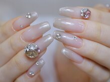 幻之花ネイル/カラーグラデマグネットフレンチ