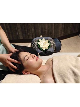 ヘッドスパで癒されたい