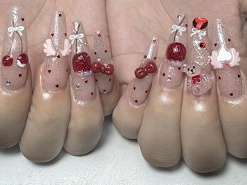 ネム(NEM.)の写真/パーツが豊富だから理想のデザインも思いのまま♪トレンドのカラーやパーツでおしゃれな指先に★