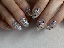 ジュイール ネイル 千葉店(Jouir nail)/キラキラホロはオリジナルでmix