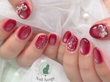 ネイルネージュ 錦糸町(Nail Neige)の雰囲気（ぷるマグ/韓国風マグネット/フラッシュネイルで指先に輝きを*）
