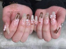 ウメネイルスタジオ(UME NAIL STUDIO)/* 長 さだしやり放題×つけ放題