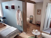 エステサロン ボーテ アロマージュ(Beaute aromage)の雰囲気（エステルーム/オリジナルブレンドのアロマでゆったりと。）