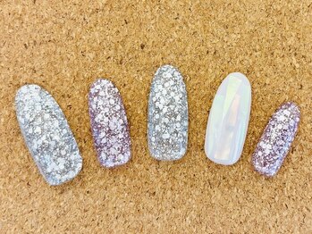 ネイルエイム(Nail eim)/シンプル★ニュアンス★ラメ