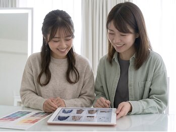【パーソナルカラー診断/骨格診断/顔タイプ診断/メイク】salon unpetitの写真/友人カップル親子歓迎のサロンでペア割あり☆お互いの診断結果を楽しむ予想しながら盛り上がる!