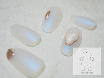 オトナネイル(otona nail)/ムーンストーン風バラックパール