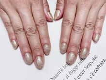 アイリッシュネイル 久屋大通店(Irish Nail)/ゴールドラメ