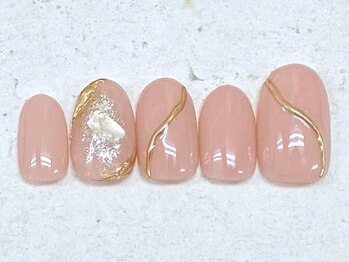 ネイルビート(NAIL BEAT)/スモーキーピンク　メタリック