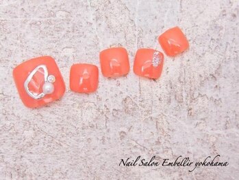 アンベリール 横浜店(Embellir)/(1787)ニュアンス囲みネイル