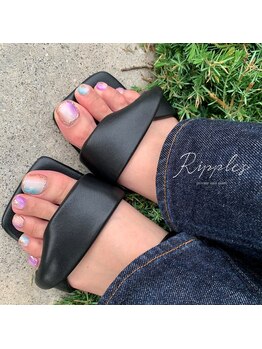 夏フットネイル