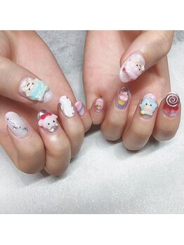 エムネイル(eM nail)/キャラクター3Dアート