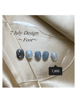 エトワールネイル 高崎筑縄町店(Etoile nail)/23年7月フット定額