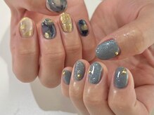 アイネイルズ 渋谷店(I nails)/【Karin.m】ブルーニュアンス