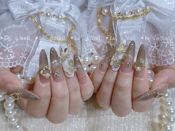 レアネイル 渋谷店(Le’a nail)/蝶々ネイル