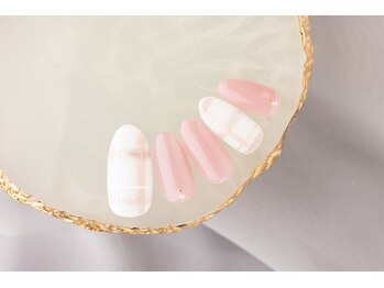エムスラッシュネイル 本牧店(M SLASH)/春のチェック柄