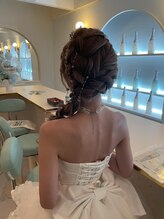 エムアイ 六本木(Mi)/サイド編みおろしヘア