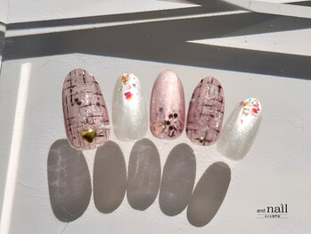 アンドラッシュ アンドネイル 本郷三丁目駅前店(and lash/and nail)/リフレクションデザイン