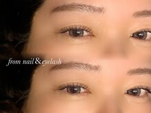 フロムネイルアンドアイラッシュ 神戸三宮(from nail&eyelash)/120本コース/フラットラッシュ＊