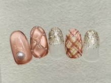 冬ネイル/水光ネイル