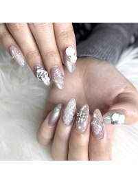 ＊レース/ガーリーY2Kネイル＊