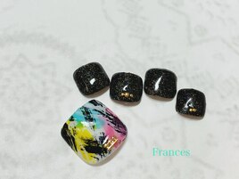 ｆｏｏｔ　柄ネイル