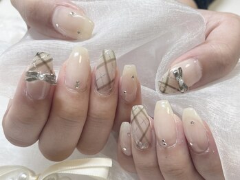 フィオレネイル(fiore nail)/チェックネイル