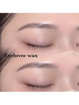 アイラッシュ モトカ(Motoka)の写真/【垢抜け×似合わせNo.1☆】男性も対応可能♪WAX+毛量調整で伸びても形が崩れにくく、描きやすい眉へ♪