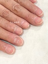ル ソレイユ(Le soleil)/マニキュアクリア仕上げ