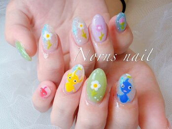 ノルンネイル(Norns nail)の写真/ワンホンネイルも種類豊富に揃い理想を叶える！丁寧なアート相談乗ります♪