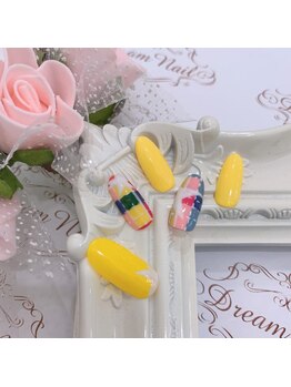 ドリームネイル 綾瀬店(Dream Nail)/チェック×星<綾瀬店>