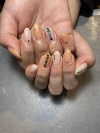 ～オレンジネイル～