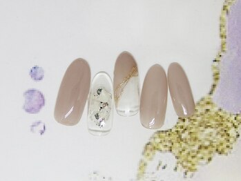 ネイルライフ(NailLife)/シェルミラーネイル