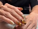 秋限定デザイン!定額ネイル