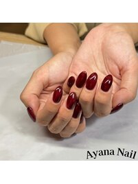 ボルドーワンカラー/フィルイン