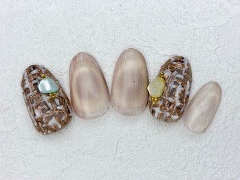 ツイードネイル