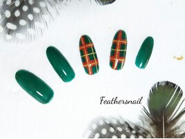 チェックネイル♪