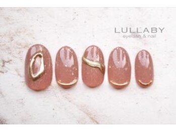 ぷっくりメタリックデザイン