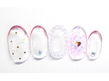 ネイルサロン アテナ(Athena)/持ち込みアート/クリアネイル