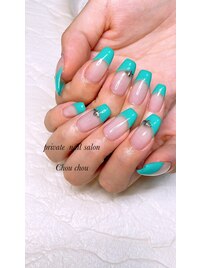 ターコイズ／シンプルフレンチ