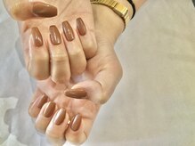 フリースタイル(Free Style)/☆ブラウンのシンプルネイル☆