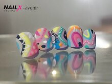 ネイリックス アヴェニール(NAILX avenir)/カラフルPOP幾何学