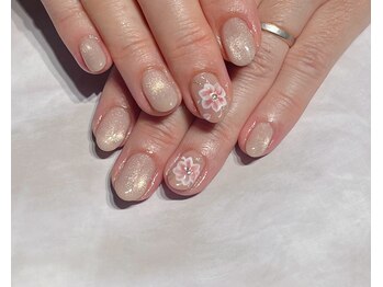 ルヒアネイル イオン戸畑ショッピングセンター店(Ruhia Nail)/お花ネイル