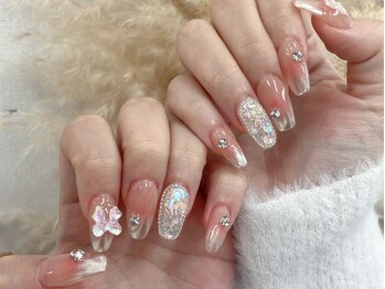 アイゴネイル 錦糸町(Aigoネイル)/ワンホンリボンネイル【錦糸町】