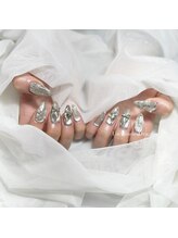 アン ジョーヌドラゴ/【自爪ネイル】シルバーネイル